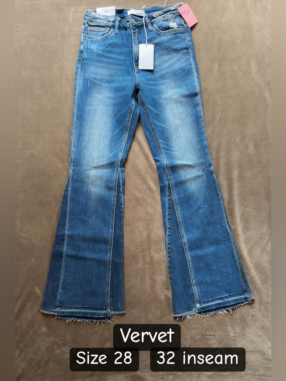 Vervet High-Rise Blue Flare Jeans